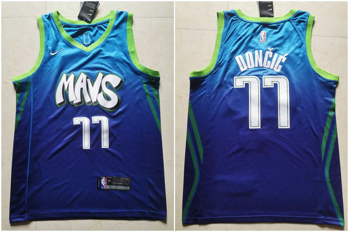 Mavericks 77 Luka Doncic Blue 2019-20 City Edition Nike Swingman Jersey,We sell and wholesale Mavericks 77 Luka Doncic Blue 2019-20 City Edition Nike Swingman Jersey on line form chian!
